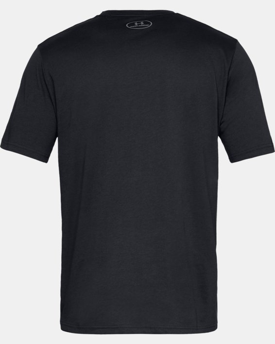 Men's UA Big Logo Short Sleeve T-Shirt, Black, pdpMainDesktop image number 6